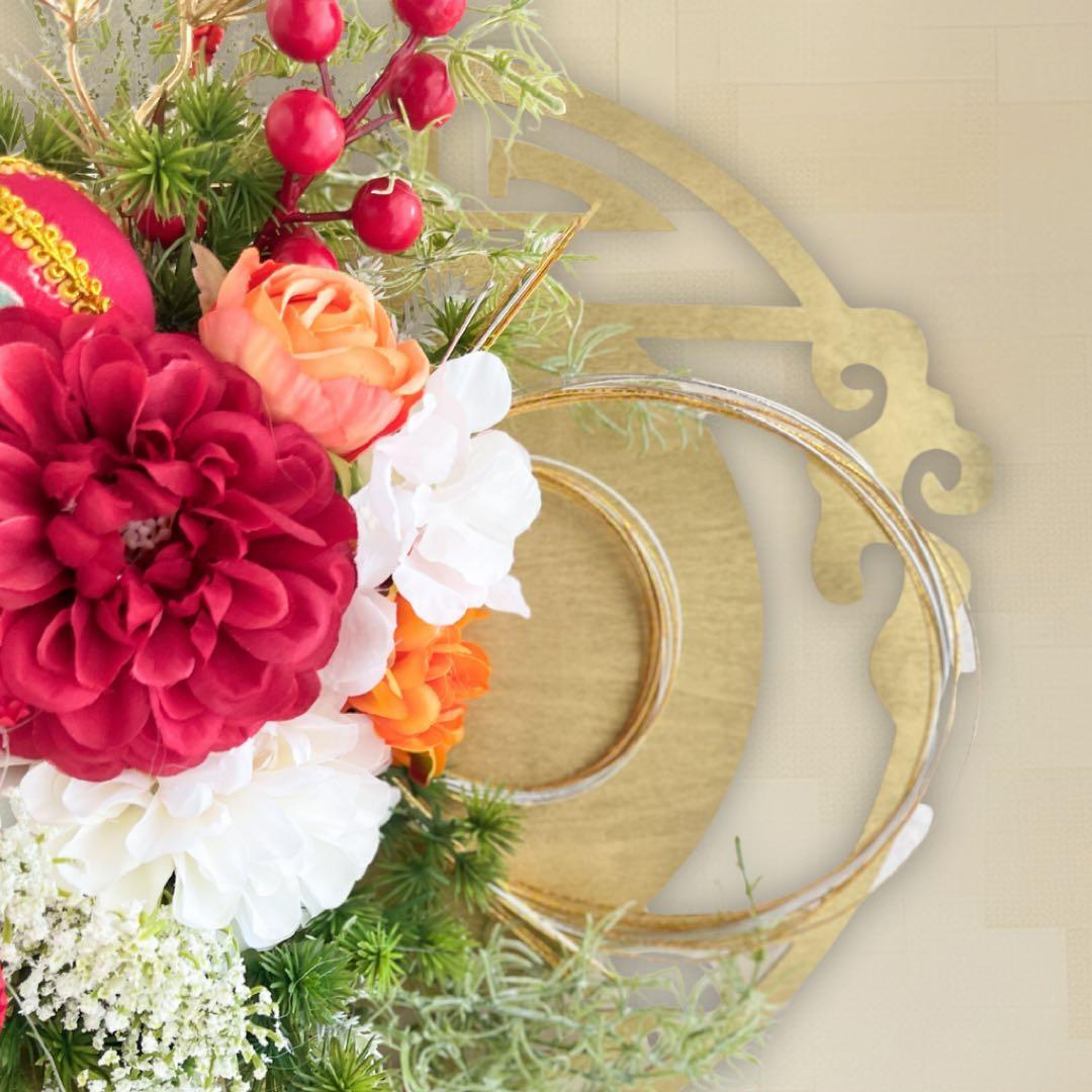 ㉗ 迎春しめ縄｜和モダン新年飾り｜玄関にも室内にも飾れるアート