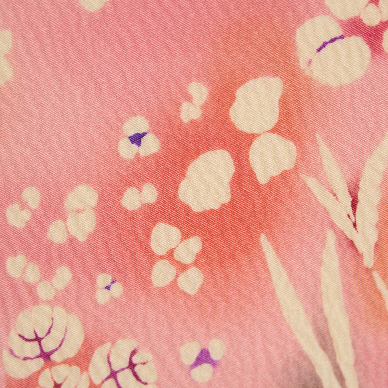 伊砂利彦 草花の模様 型染名古屋帯【未着用品】 | かわの屋