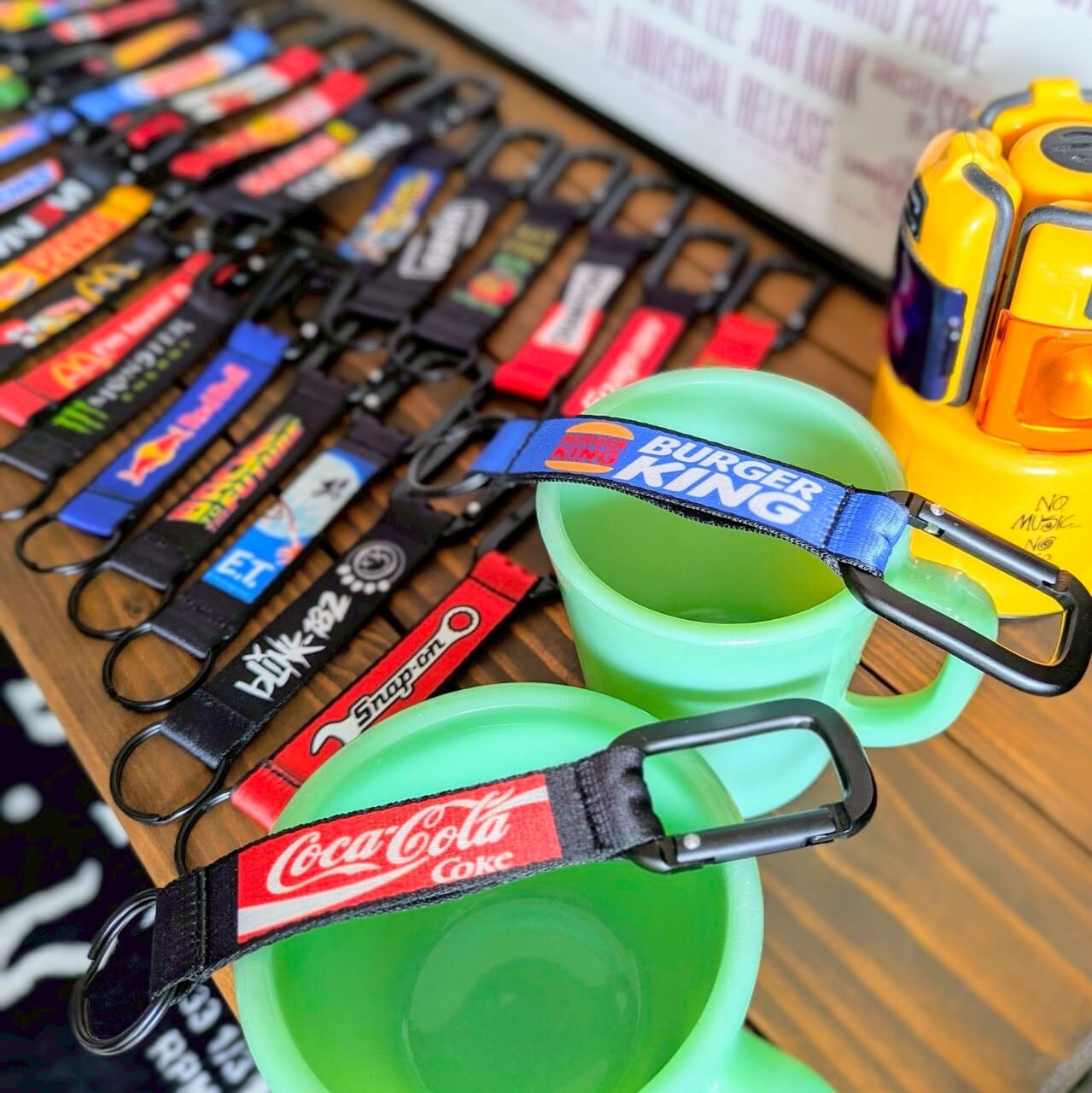 送料無料！【 カラビナキーホルダー 】【D】 各種 / 単品〚アメリカン