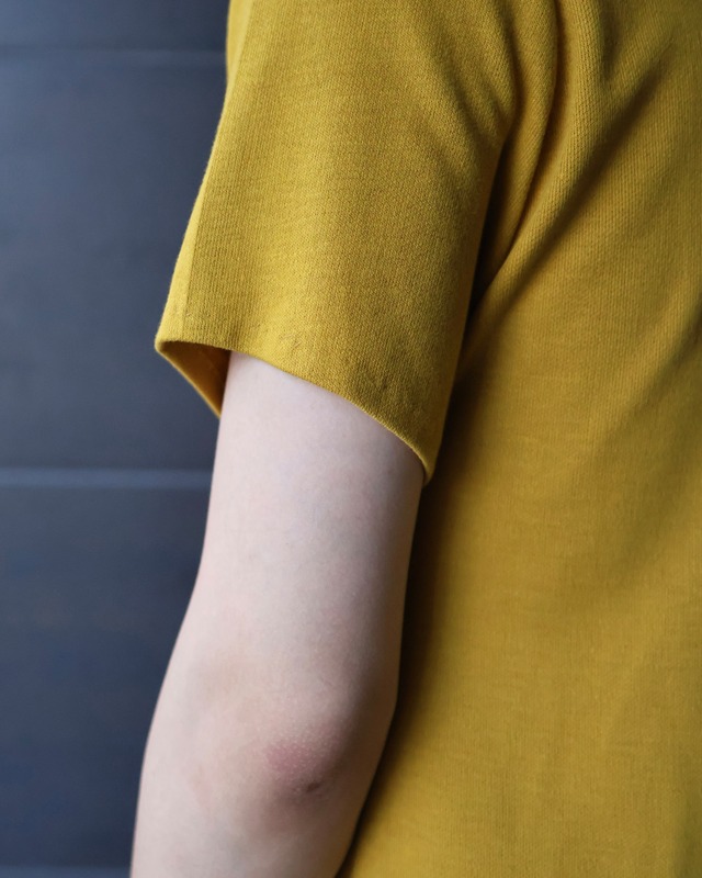 coloring button design half sleeve top