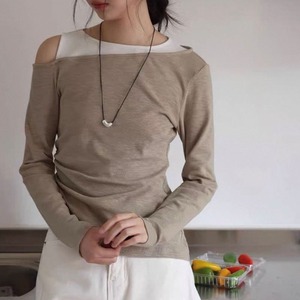 fake layered off shoulder tops 101645