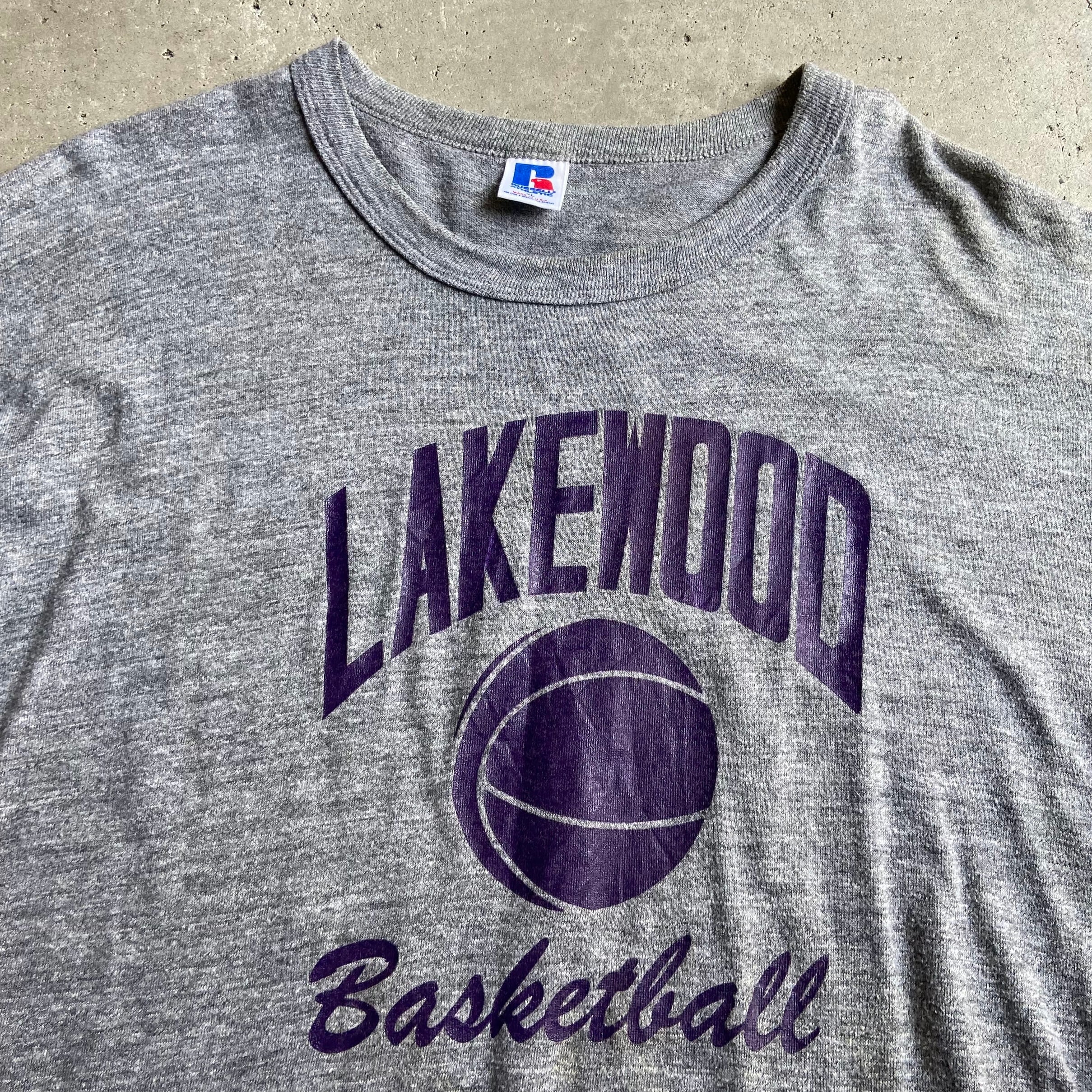 90年代 USA製 LAKEWOOD カレッジチームロゴ 両面プリント Tシャツ ...