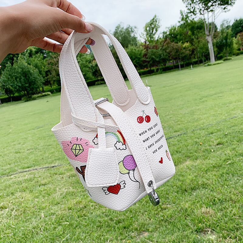 フェアリースモールバッグ2020夏の新しい流行のファッション人気のミニメッセンジャーバッグネットレッドワイルドレディバケットバッグ 手作りハンドバック75529185445