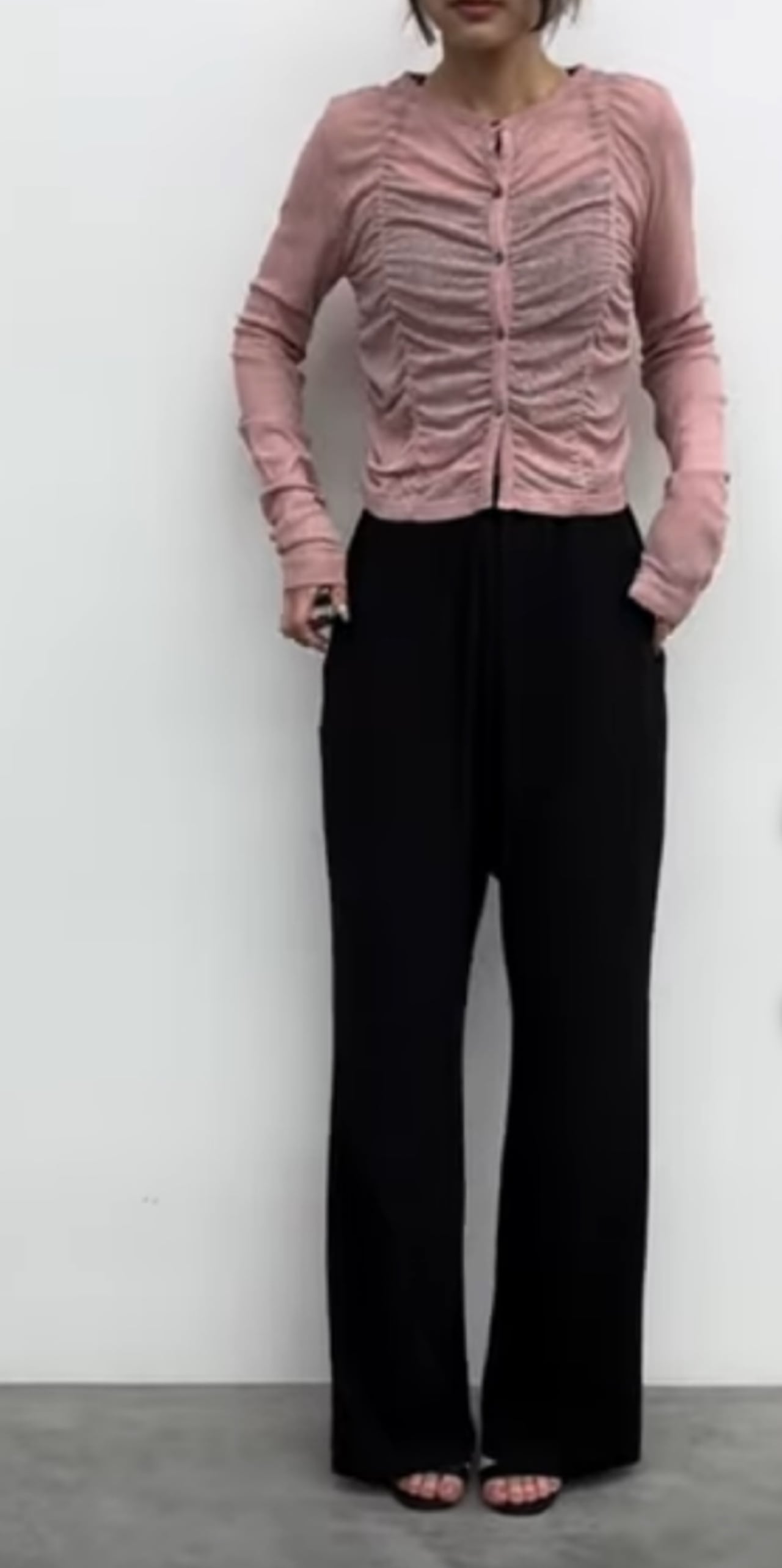 CLOCHE(クロッシェ)】リブフレアパンツ［612-86576］ | GENERALE