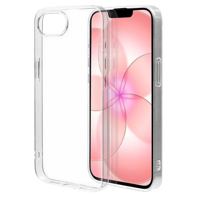 ラスタバナナ ケース カバー iPhone17 e 16e 共用 ソフトケース TPU 耐衝撃吸収 薄型 設計 透明 クリア 0.9mm 9438IP6ETPCL