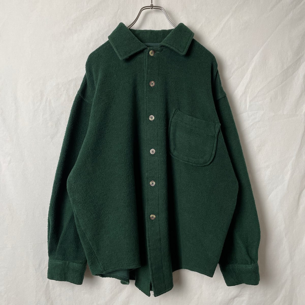 90s NORTHWEST TERRITORY フリースシャツ ダークグリーン 深緑 古着 ...