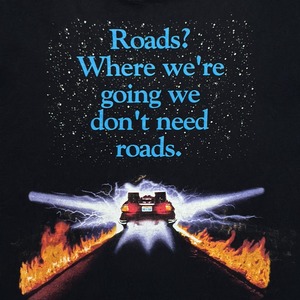 BACK TO THE FUTURE 'ROADS? WHERE WE'RE GOING WE DON'T NEED ROADS. 90s' UNIVERSAL 1582