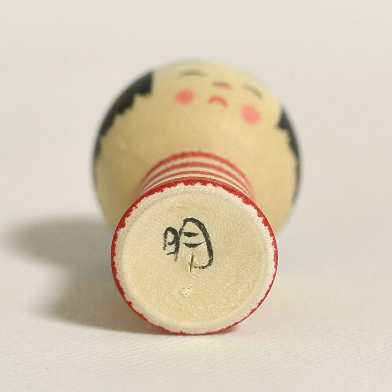 小寸こけし（ミニこけし） 約1寸 約3.5cm 鈴木明 工人（作並系）#2271