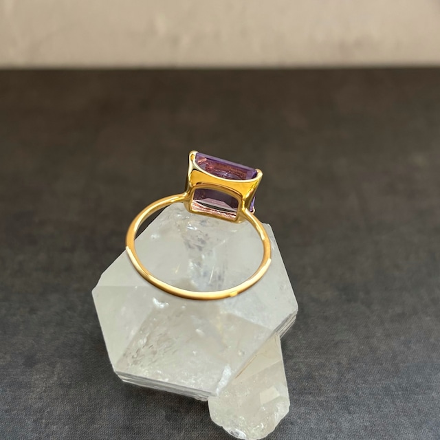 【square ring】アメジスト