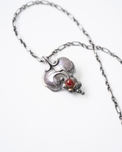 〈Georg jensen〉Carnelian necklace