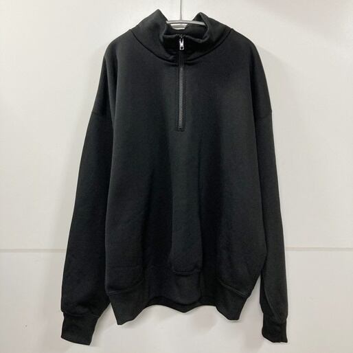 AURALEE オーラリー BAGGY POLYESTER SWEAT HALF ZIP スウェット