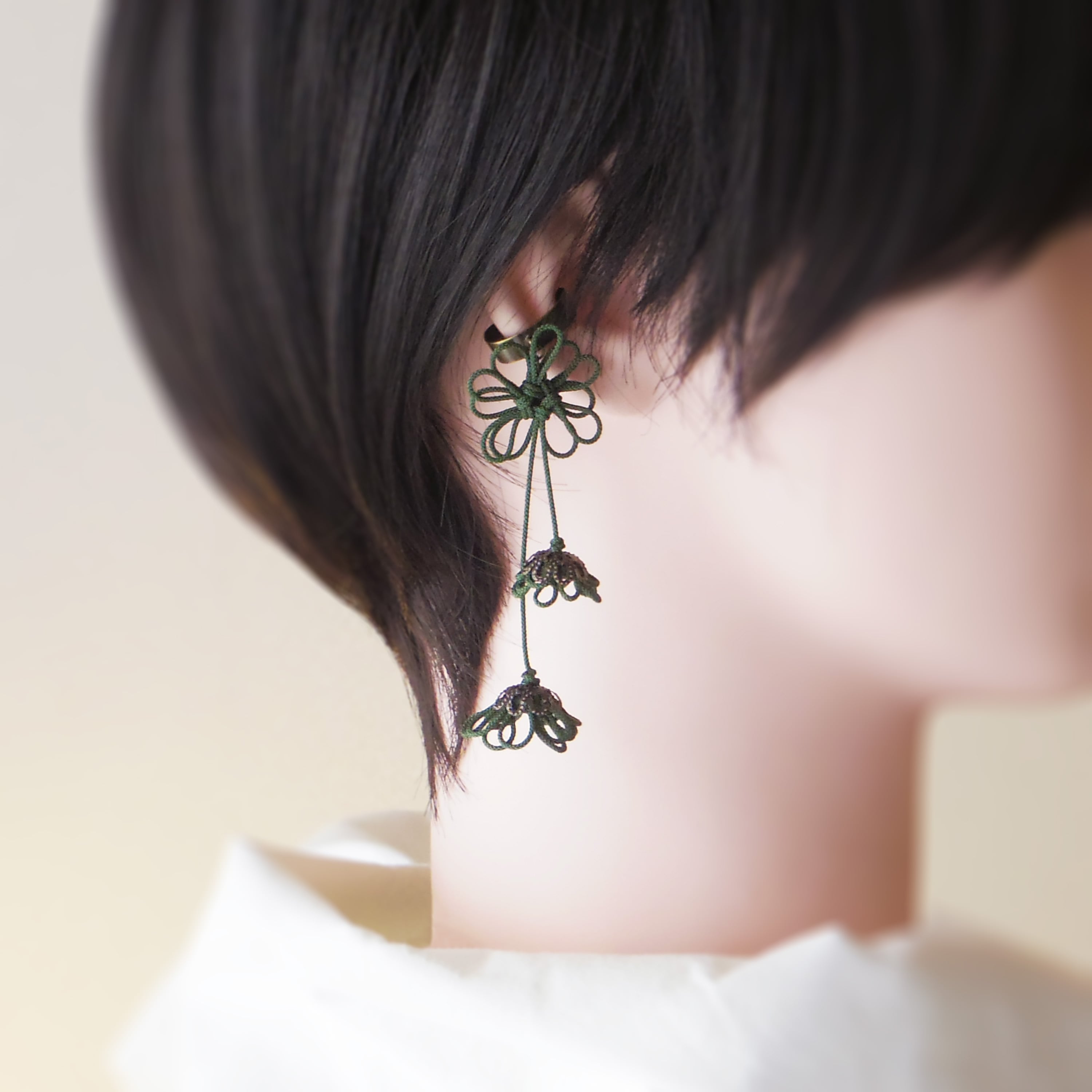 かたっぽイヤーカフ「時の色いろ・織」