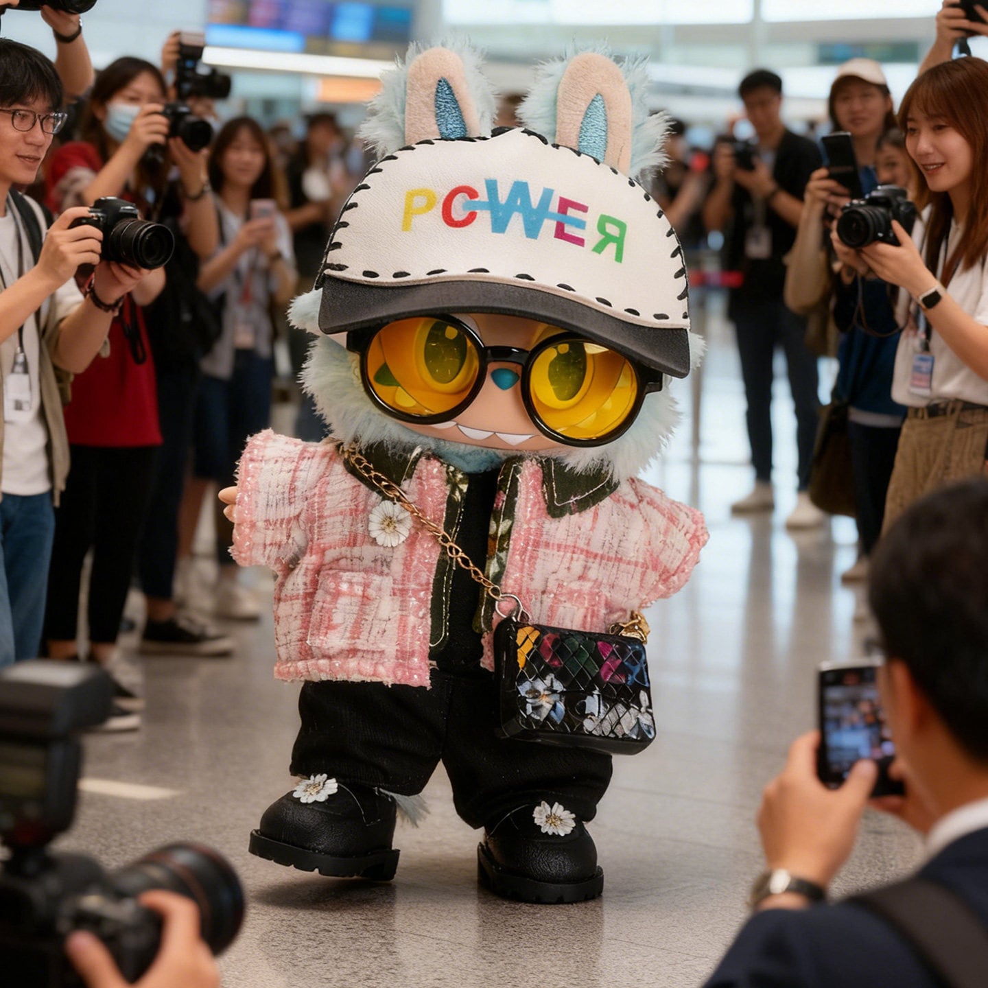 ハンドメイド高品質 衣装セット labubu 韓国風 おしゃれコーデ フルセット 17cmラブブ用 7点セット 可愛い クール スタイリッシュ