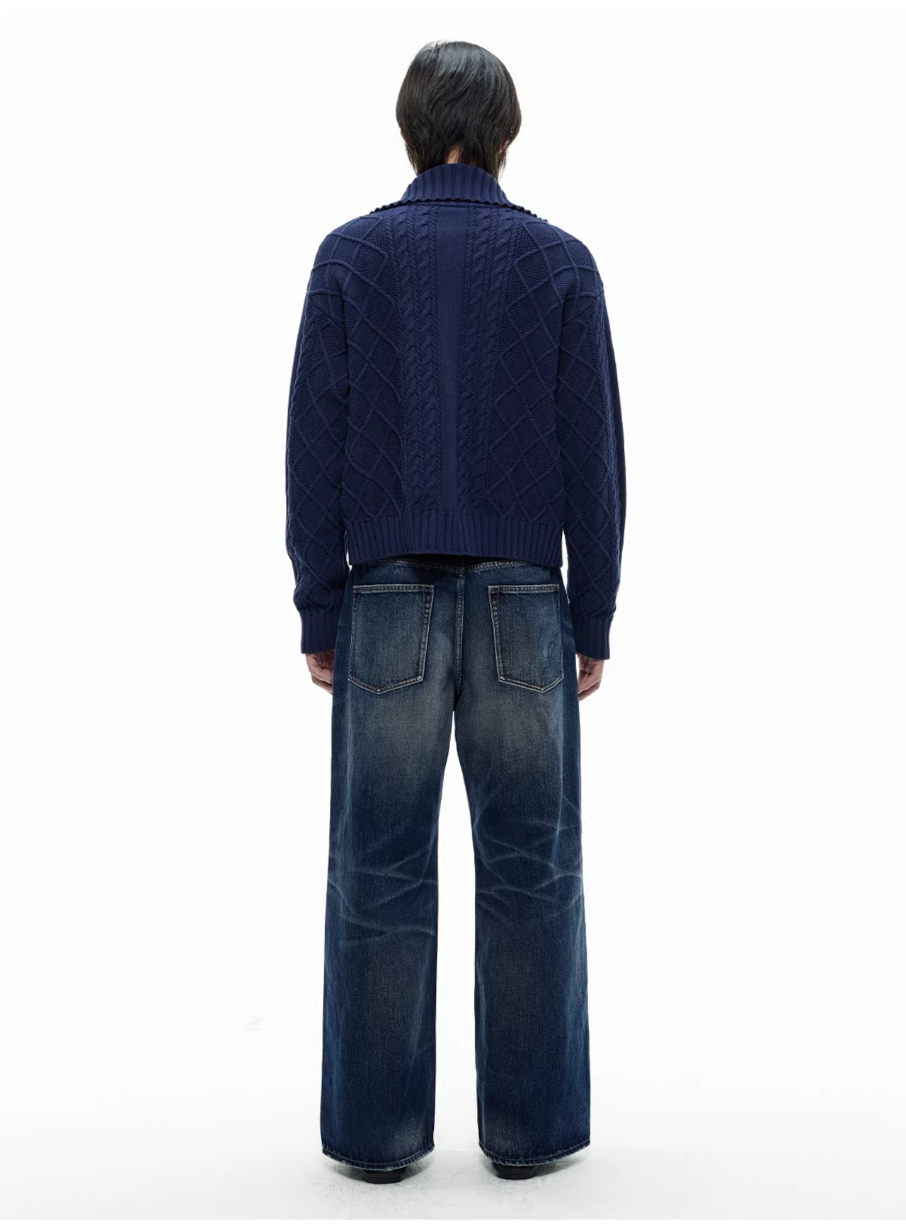 JCAESAR STUDIO Heavy Wash Straight Denim