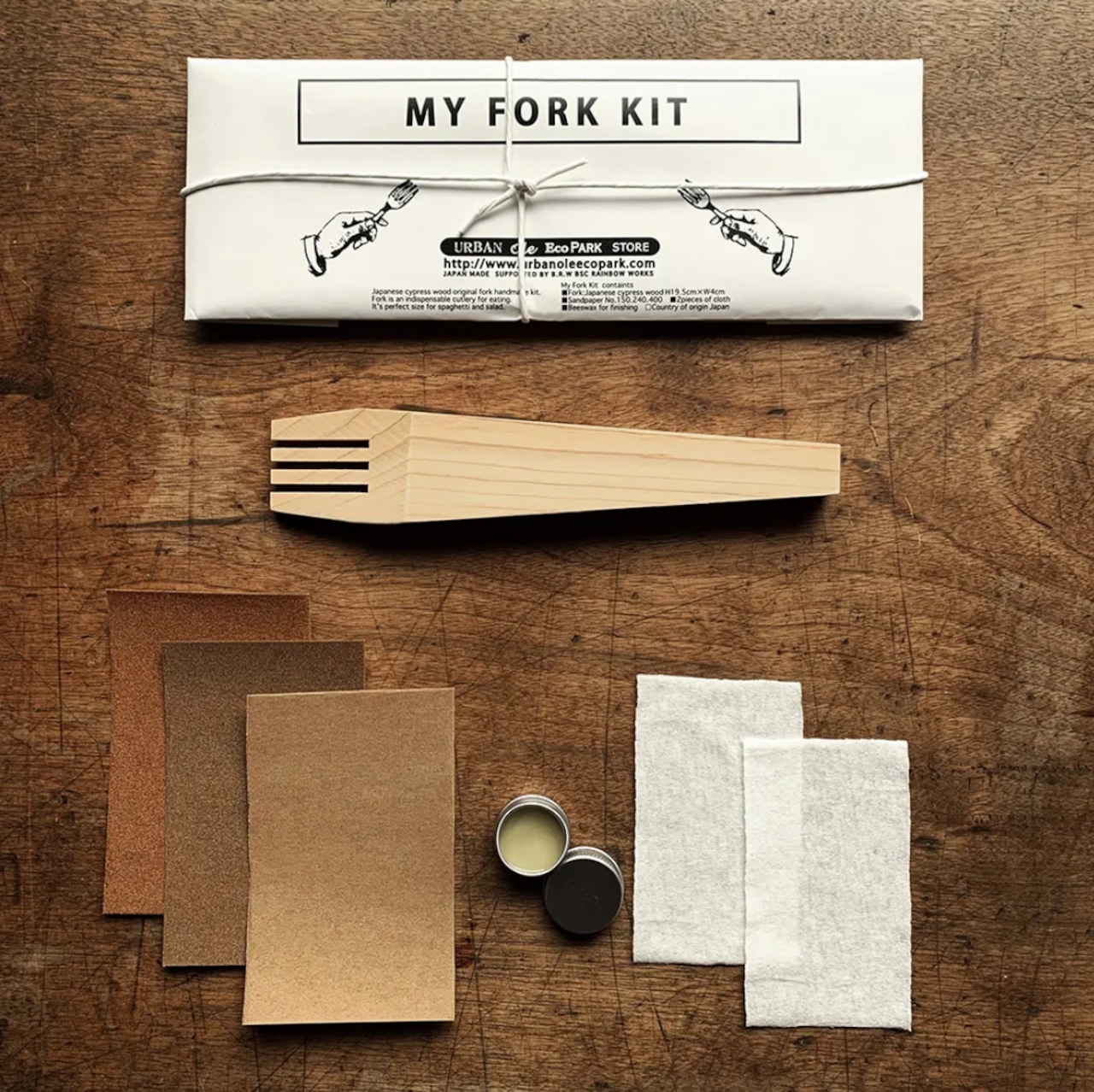フォークを自作する 手作りキット FORK WHITTLING DIY KIT