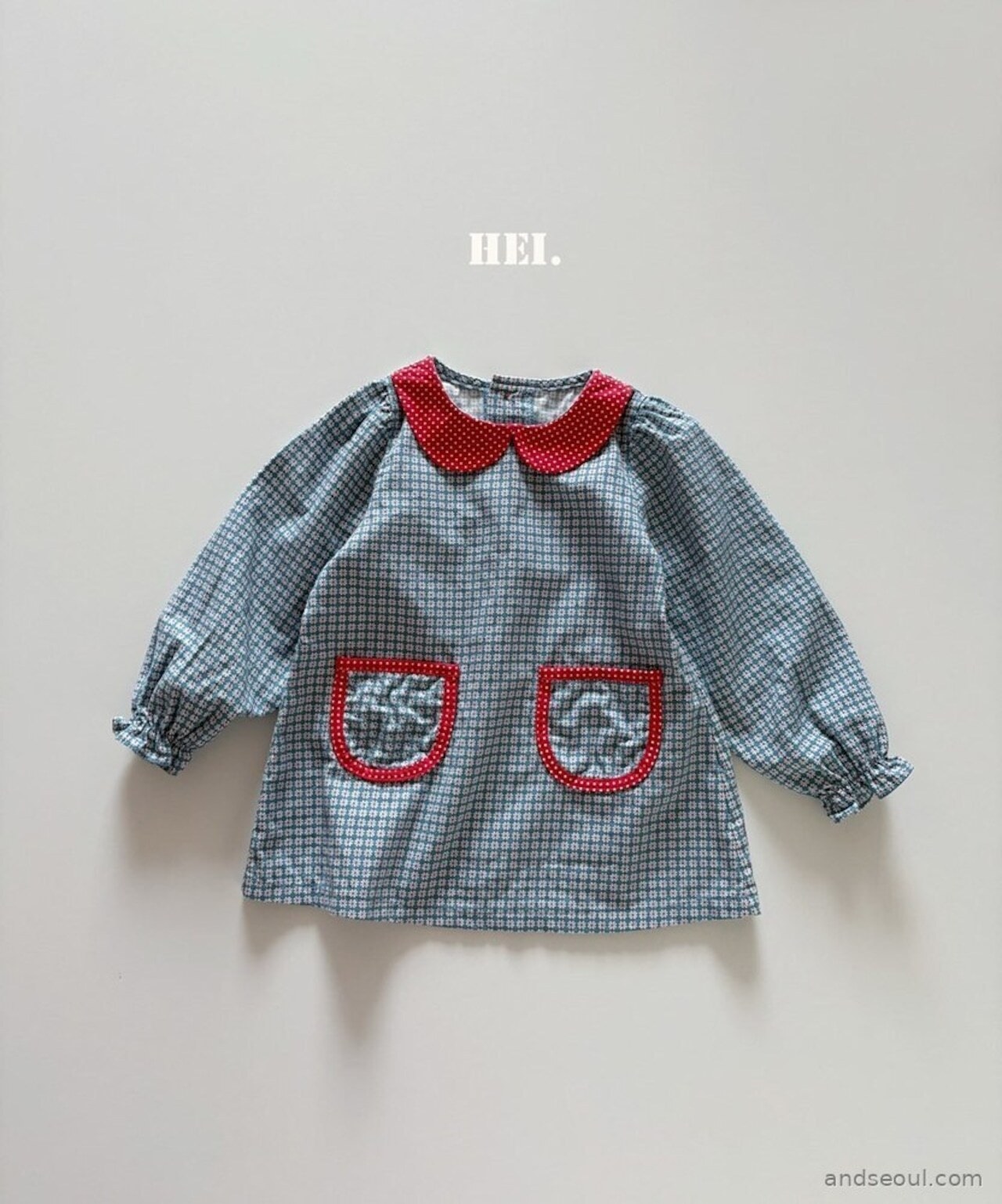 韓国子供服 / 26Autumn / 〖取寄〗Hei / マアチルダワンピース / キッズ服 / カラフル服 / 秋服 *XS~XL*