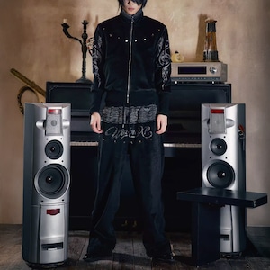 フェイクウエストレイヤード起毛ワイドパンツ(ruf_02759)