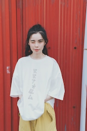 〈 nunu forme 24SS 〉 ヌヌフォルムカタカナT / Orange / Women's