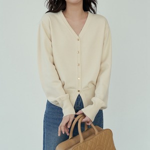 Vネックニットカーディガン　MR0136