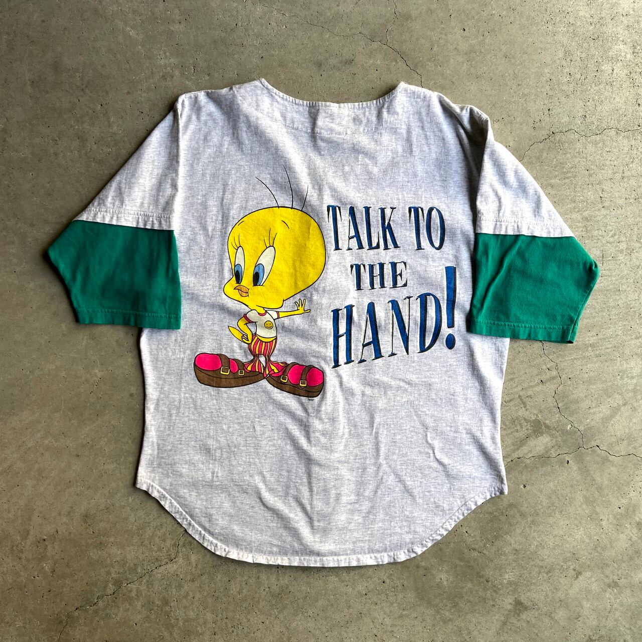 80s90s USA製 シルベスター デカプリント tee 古着-