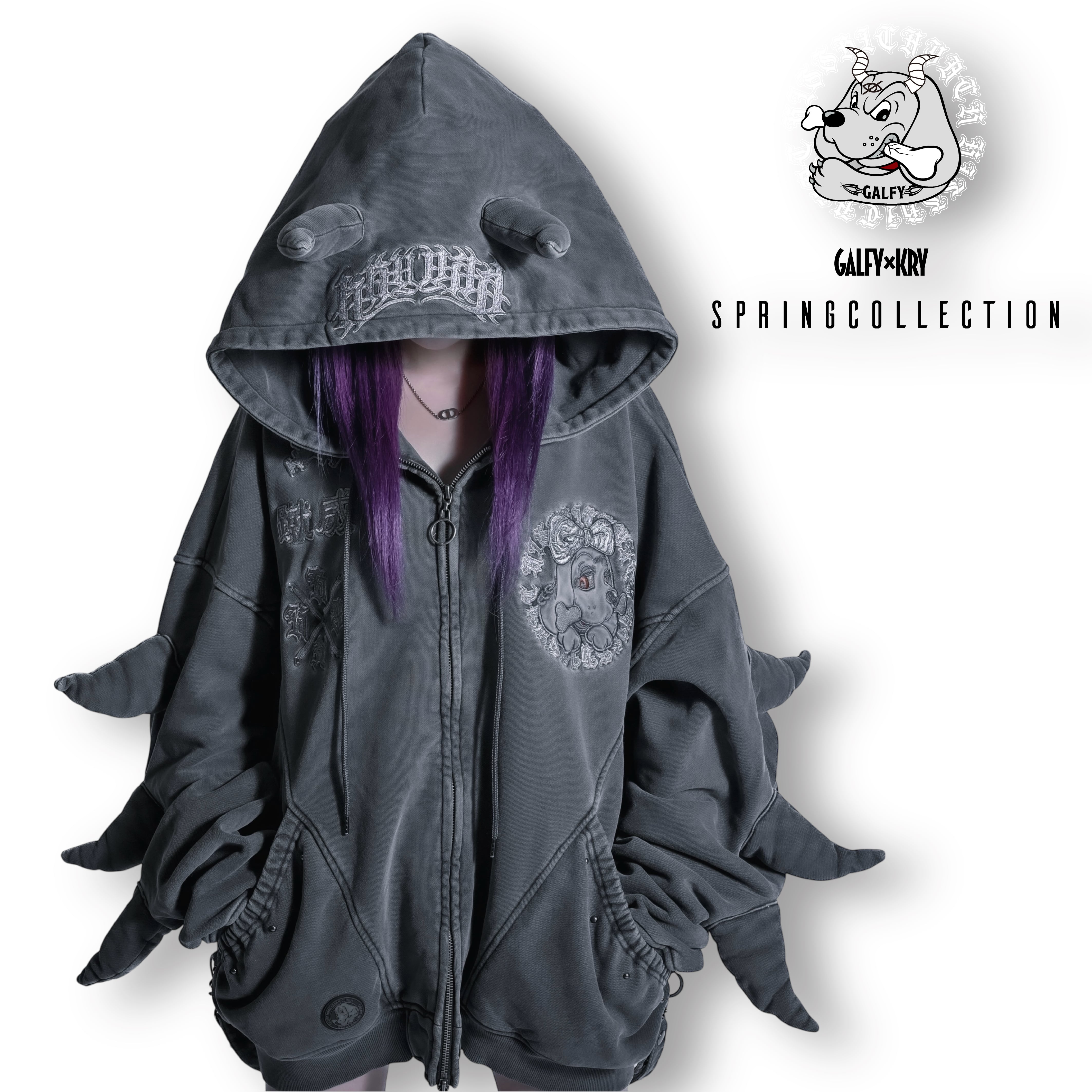 予約】「トゲトゲツノパーカー」 | KRY clothing