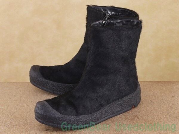 Vintage Ashen Flame Zip-up Heel Boot ブーツ | Pay ID