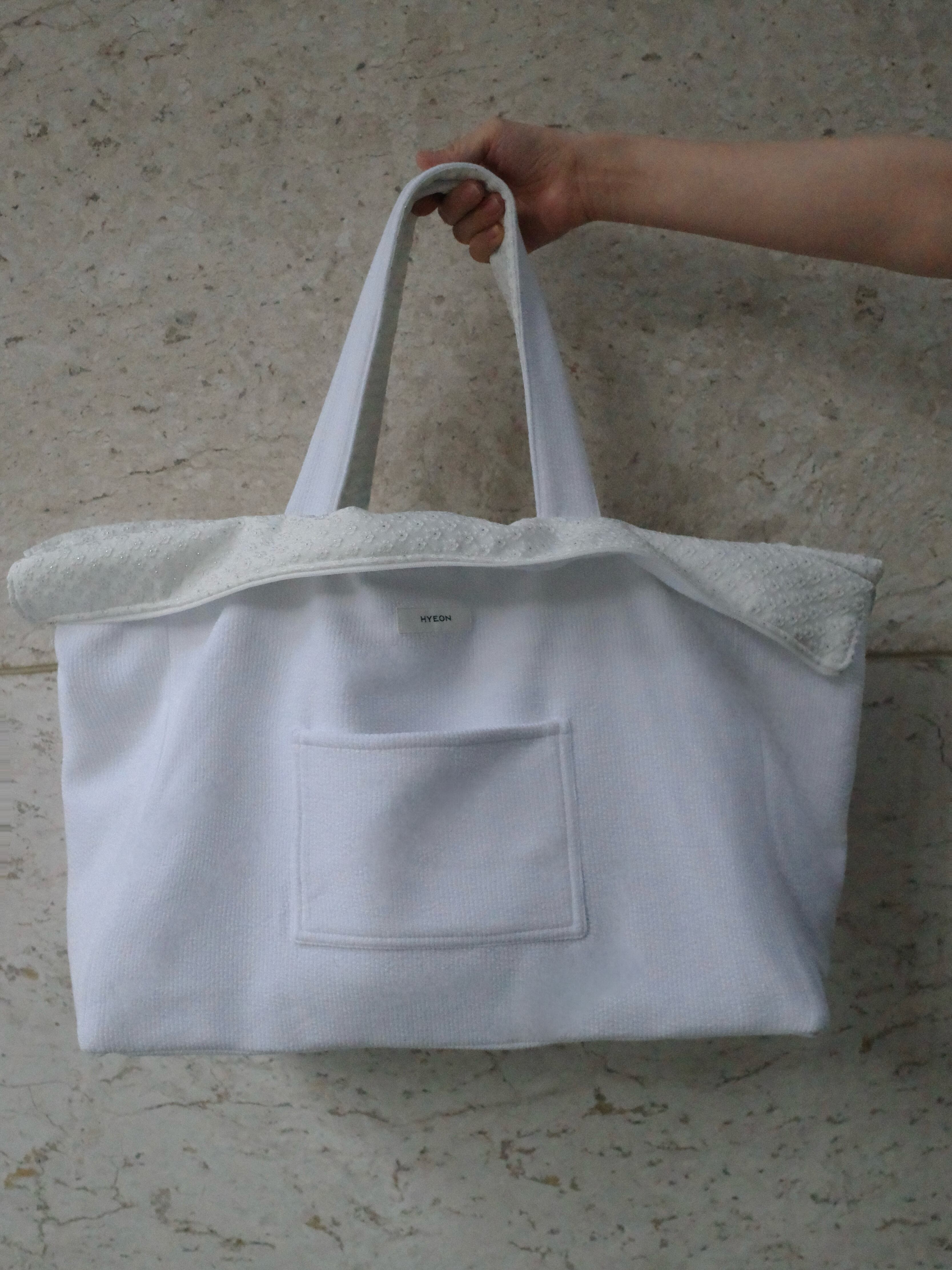 flower jacquard bag 