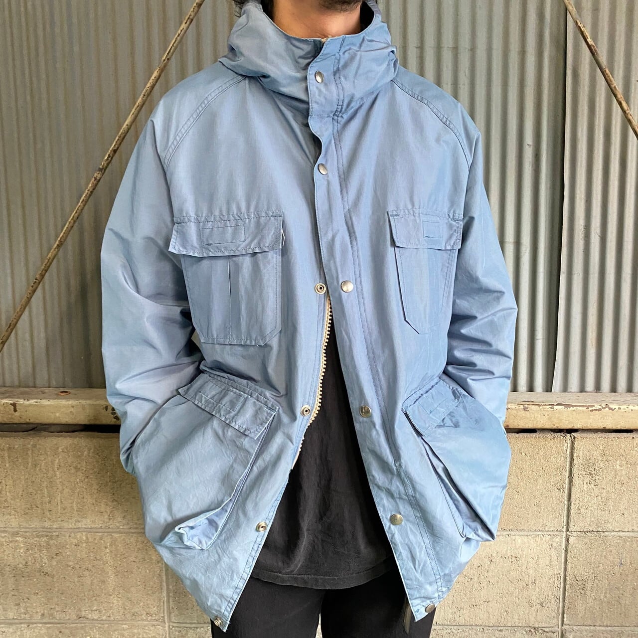 70年代 白タグ WOOLRICH ウールリッチ マップポケット 60/40クロス 