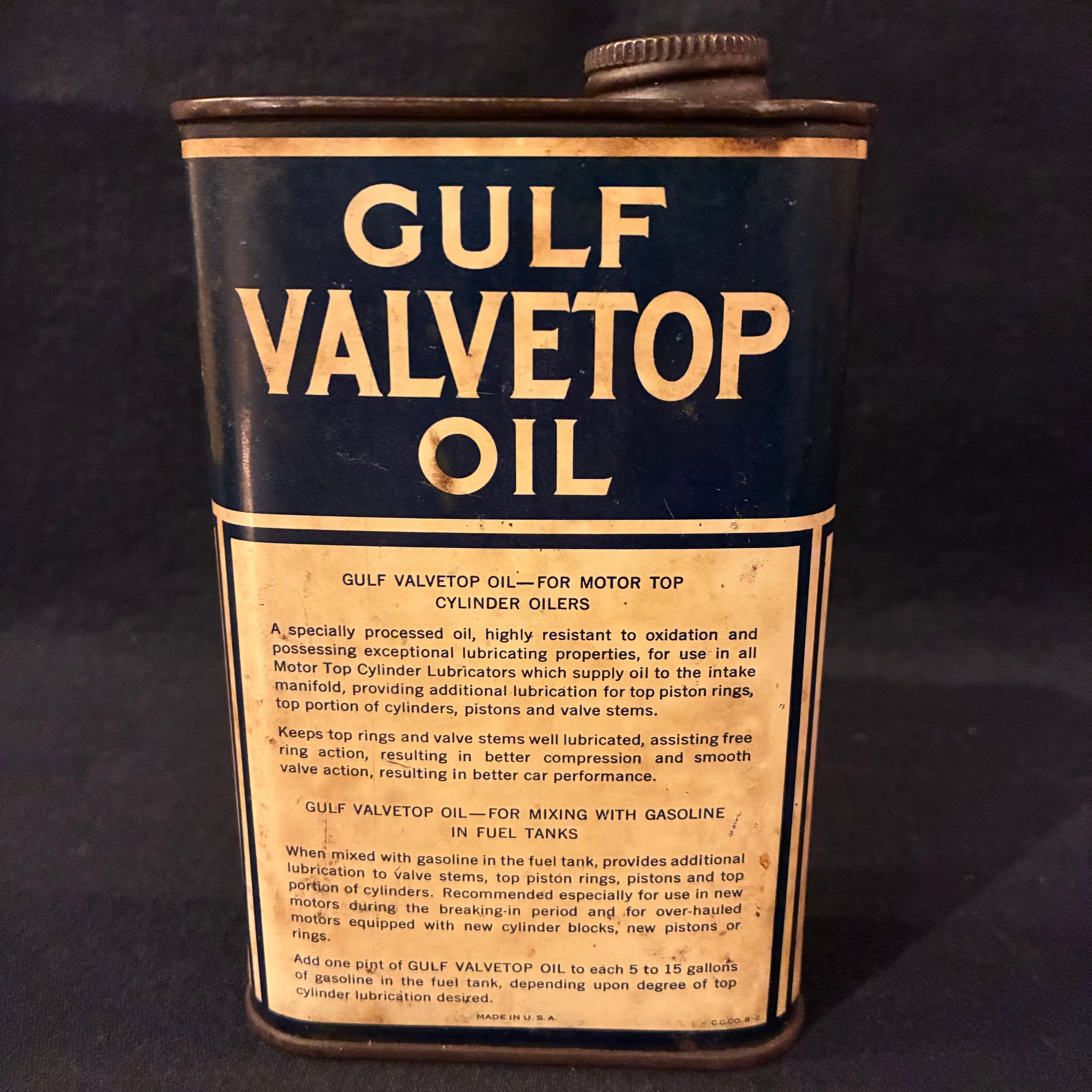 1940's〜50's GULF OIL缶 T-656 | CANDY STORE ROCK