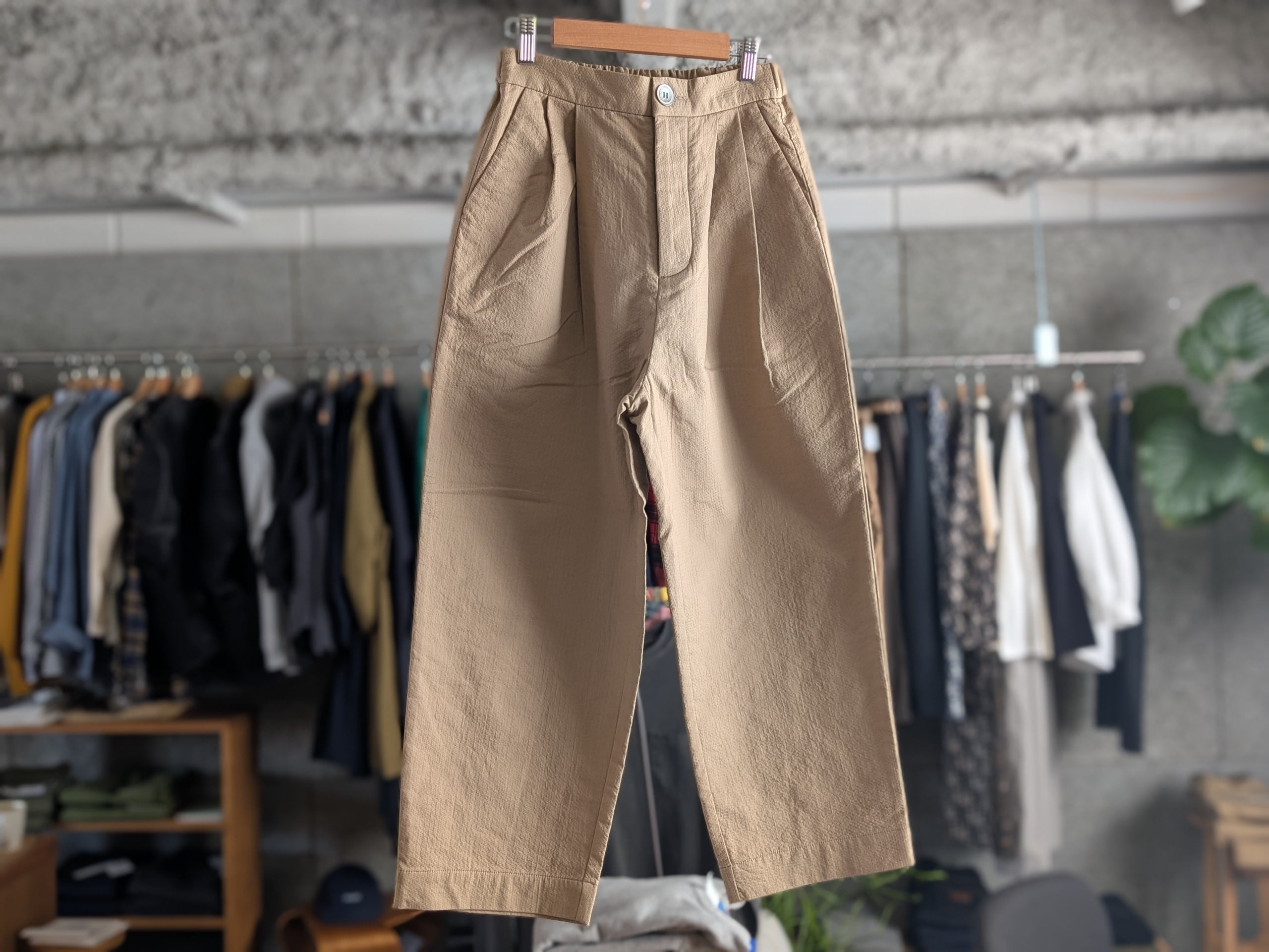 teatトントンミー teatトントンミー Cion】コットンタックストレートパンツ（Lady's