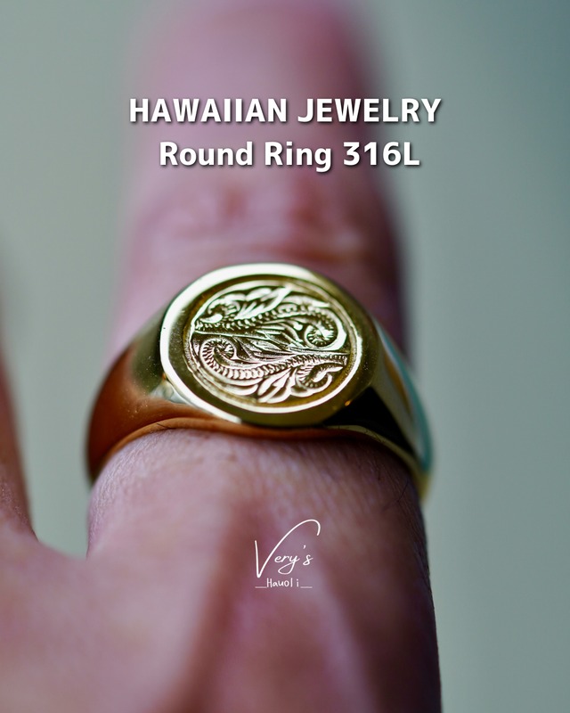 Round Ring 316L【Very's Hawaii】