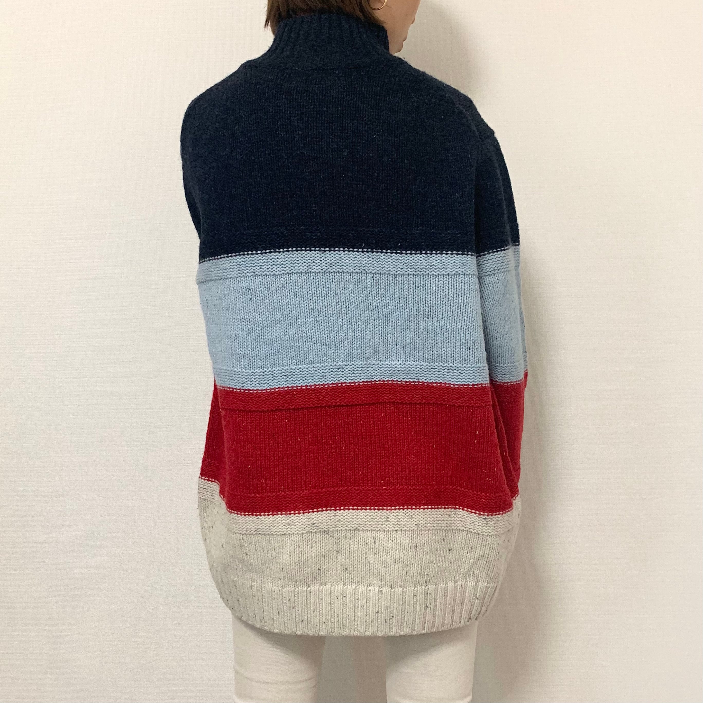 thick border knit【Nautica】ヴィンテージ 古着 カラフル ボーダー