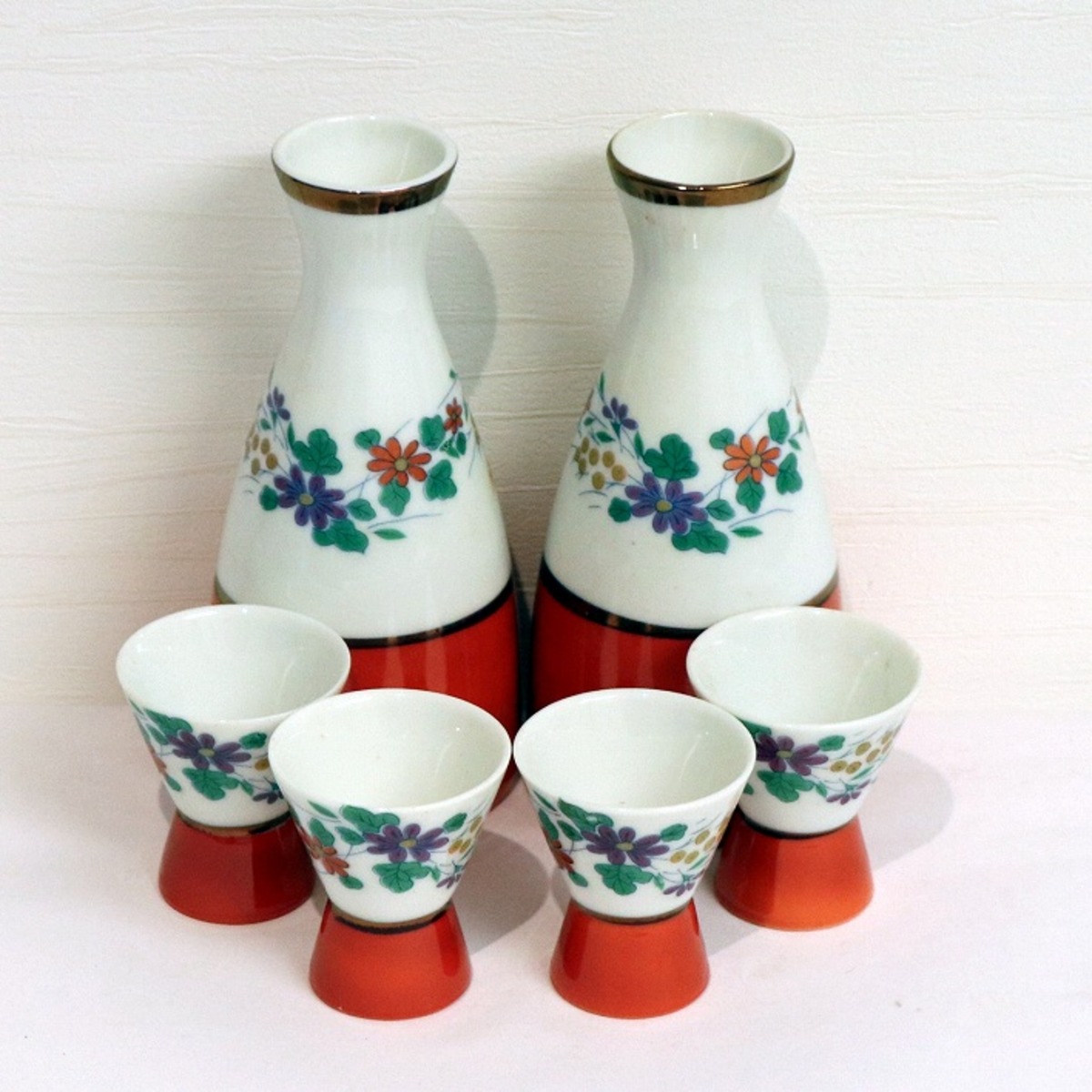 銀製 銚子 酒器 お猪口 盃 166g 【E034】（昭和レトロ・酒器セット  