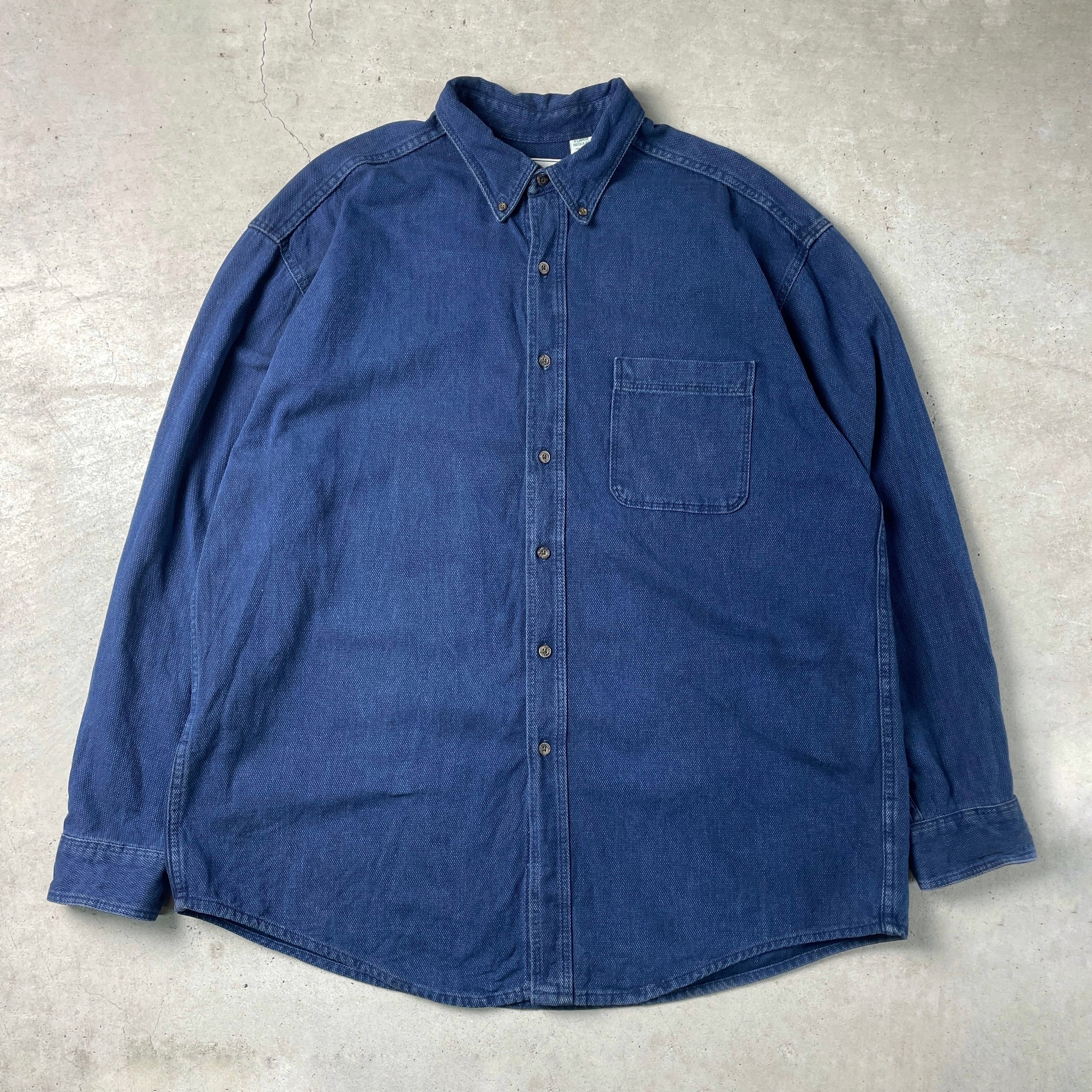 藍染トップ ヴィンテージ L-LL 14a01ad085db4cf9a37a1041f4f5e4