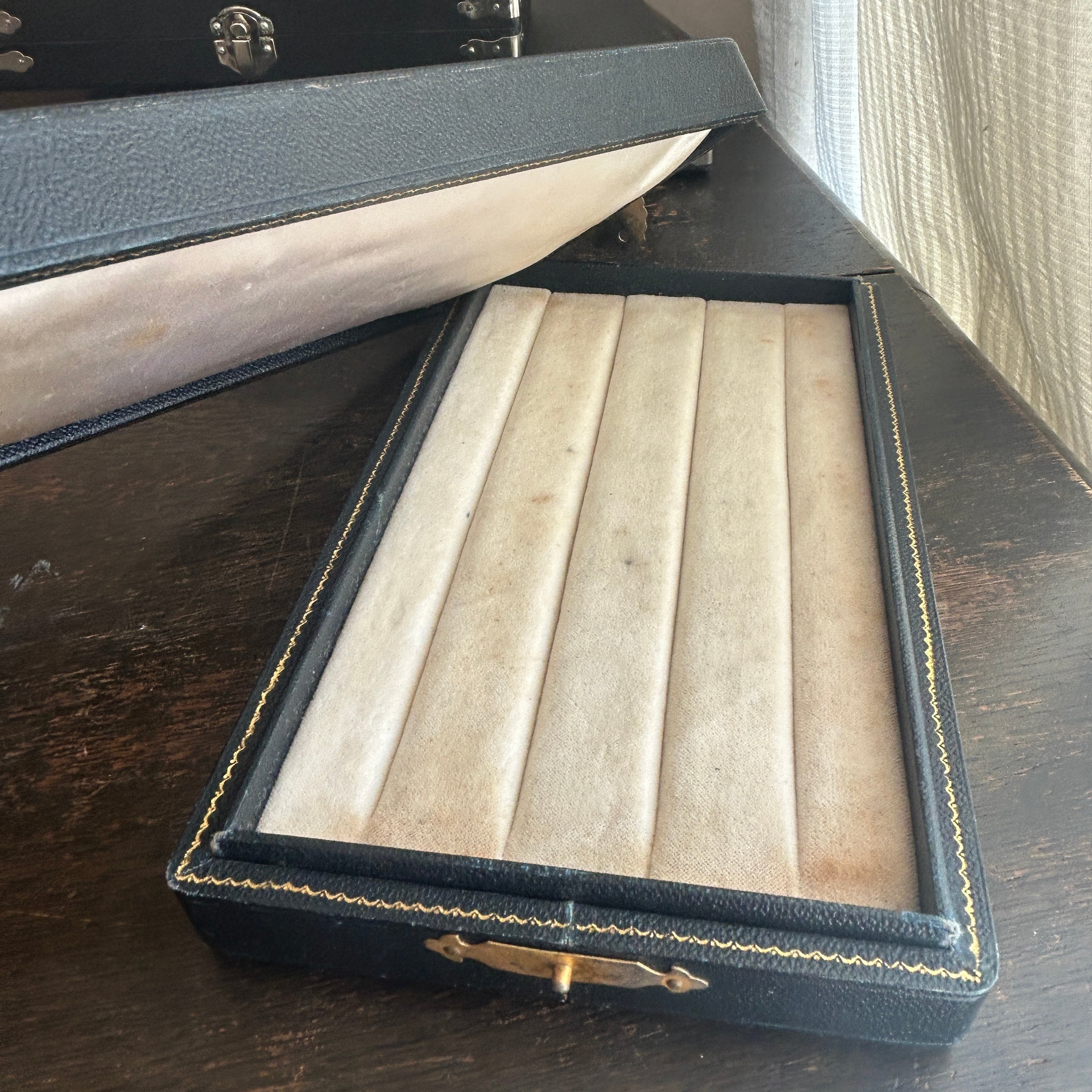 Vintage リングコレクションケースB 中型ハイカラ