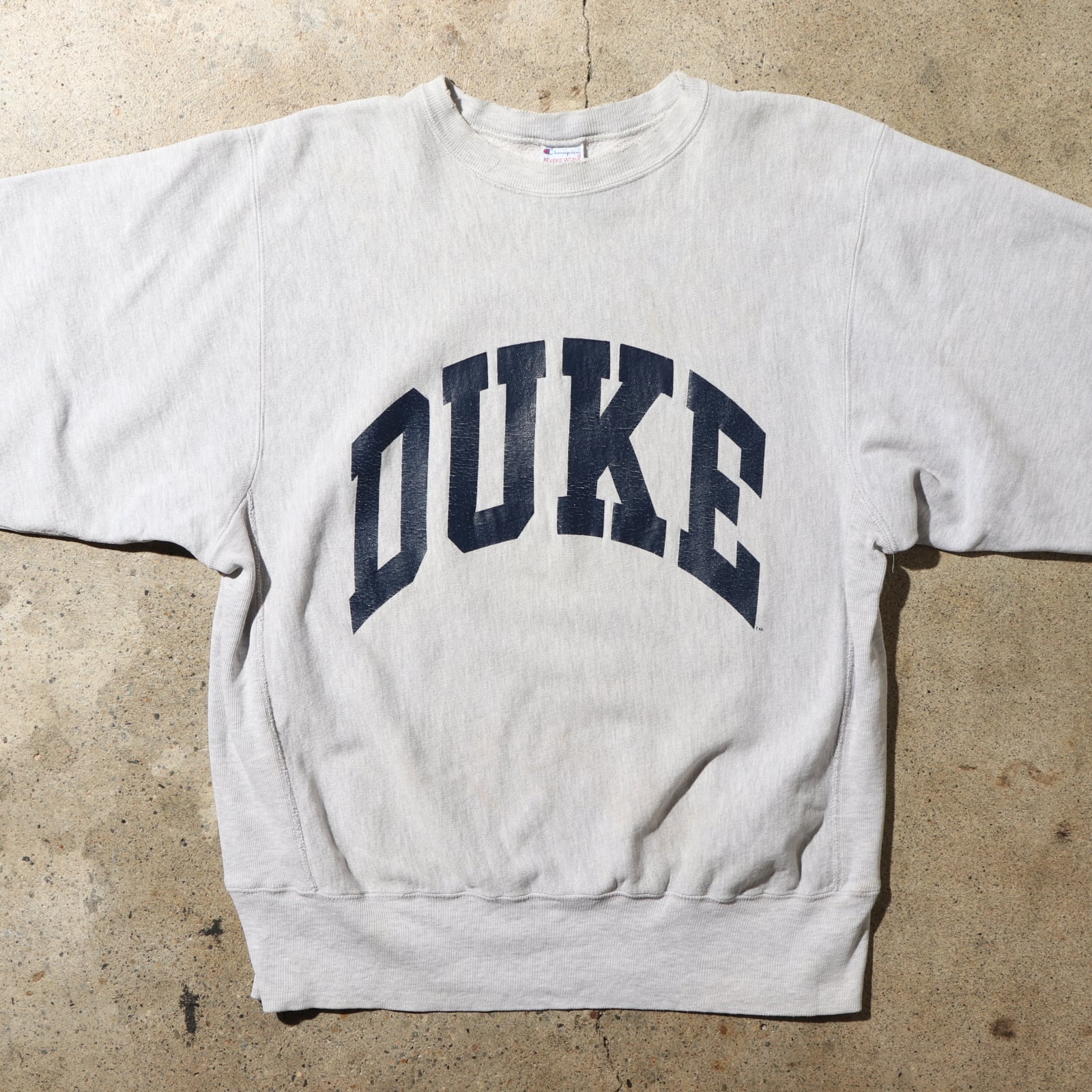 90s L Duke リバースウィーブ チャンピオン グレー スウェット 
