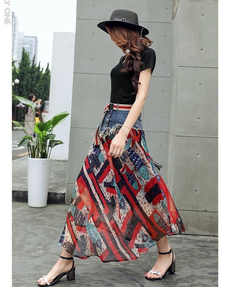 スカート ロングスカート ロング丈 マキシ丈 ハイウエスト