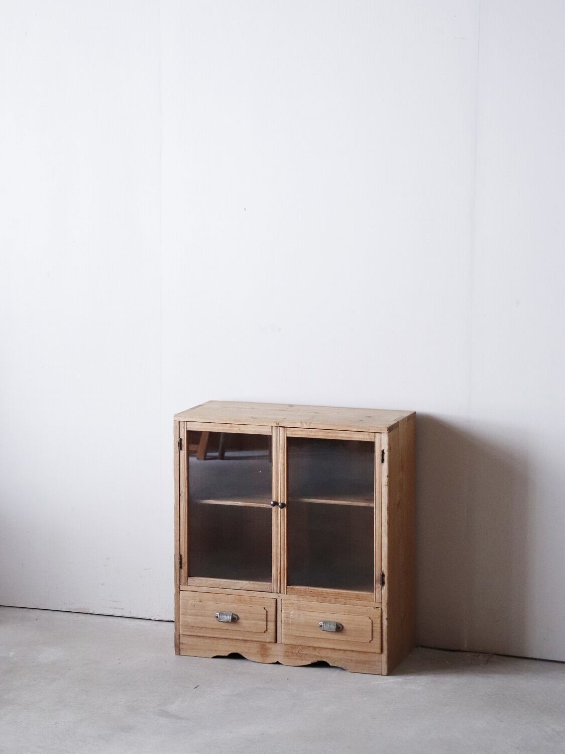 古物☆波ガラス☆小棚☆