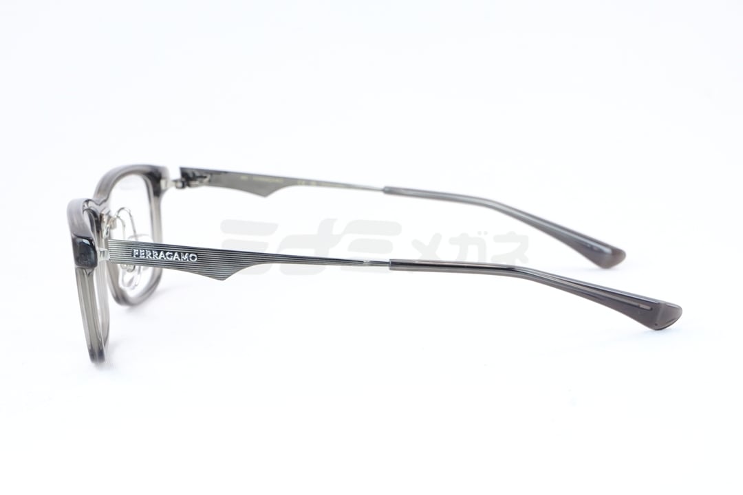 999.9×Ferragamo クリア メガネ SF9017 021 コラボモデル