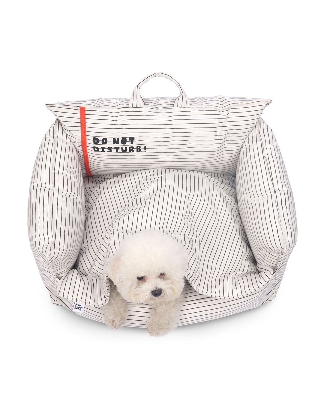 DO NOT Disturb Cushion(White Stripe)Lサイズ / monchouchou