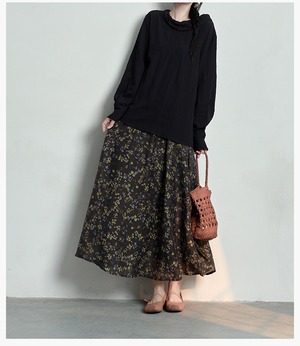 フレンチレトロ ルースカラープルオーバーシャツ W01351