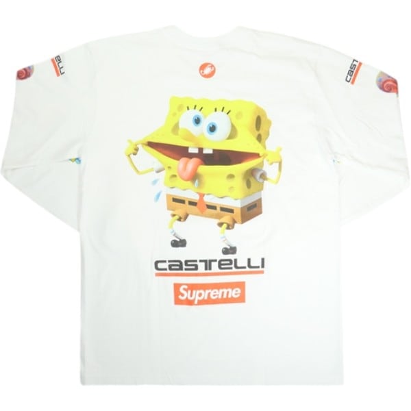 Supreme x SpongeBob Castelli Racing Mサイズ XL Supreme SpongeBob Castelli Racing L/S