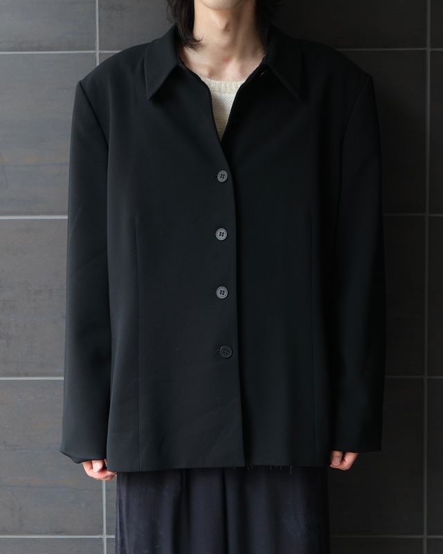 Box silhouette basic blouson