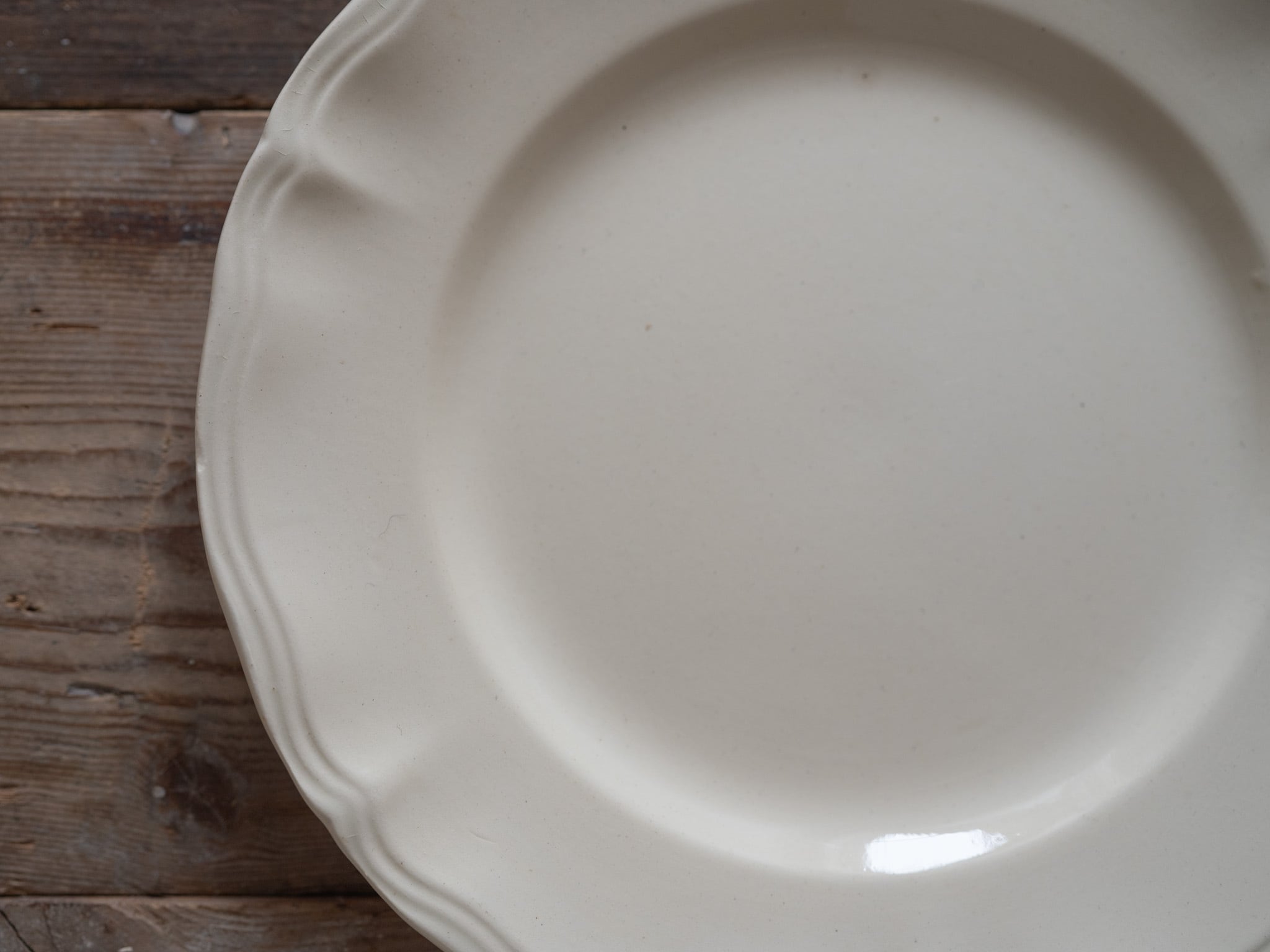 サルグミンヌ 花リムプレートA フランスアンティーク