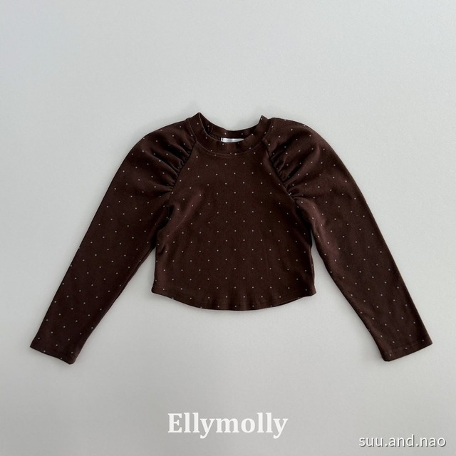 取寄:ELLYMOLLY ジゼルドットシャーリングT/Jr※送料無料