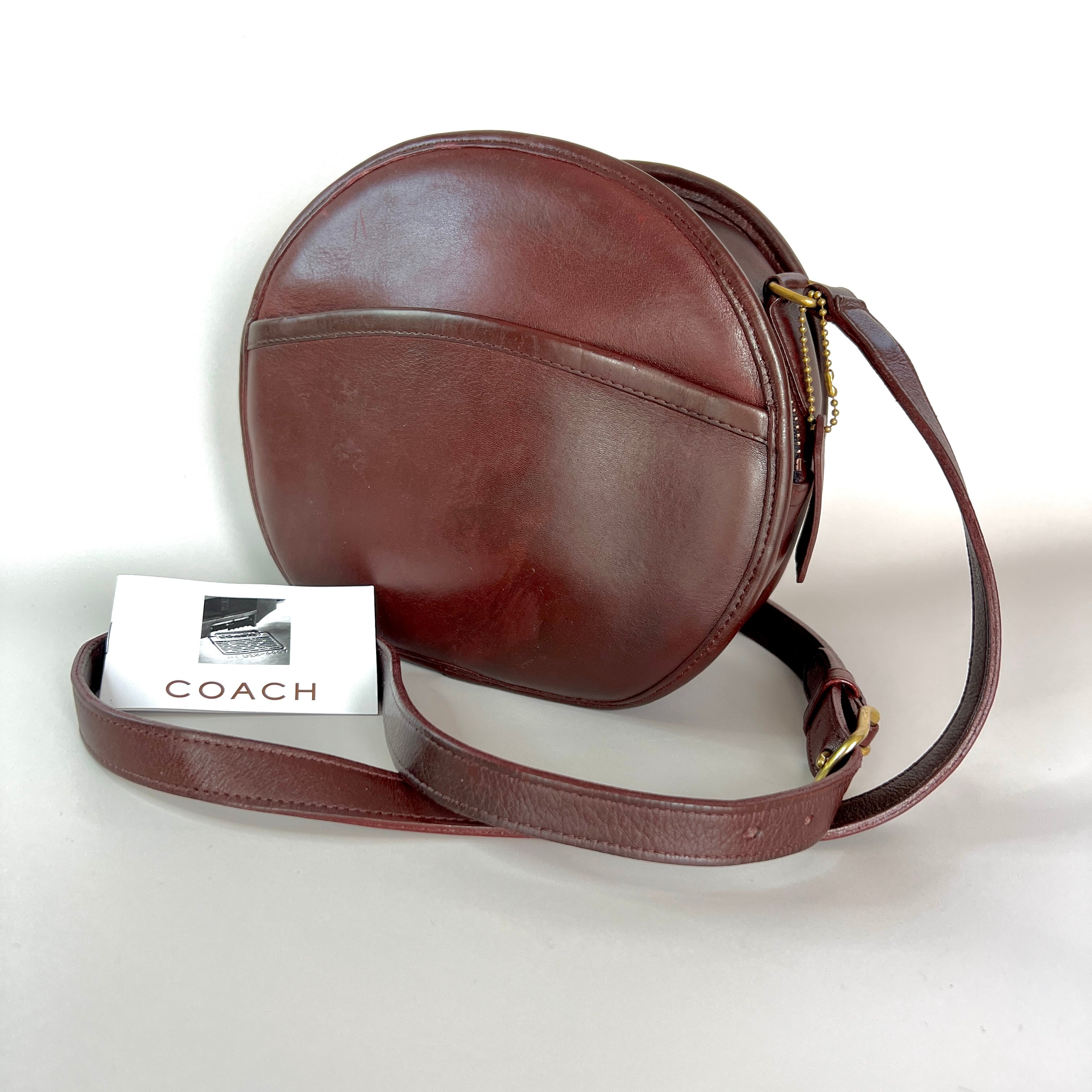 Vintage Coach №9901 CHESTER BAG 1986-1994 Wine [Red] | ONE VINTAGE