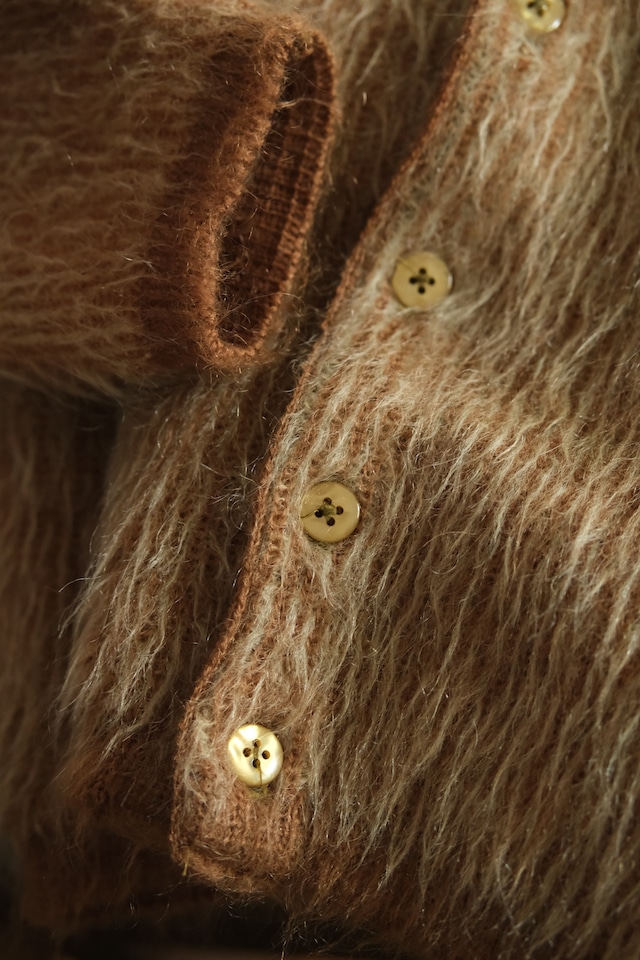 Utah/50's-60's Mohair65% Wool35% cardigan