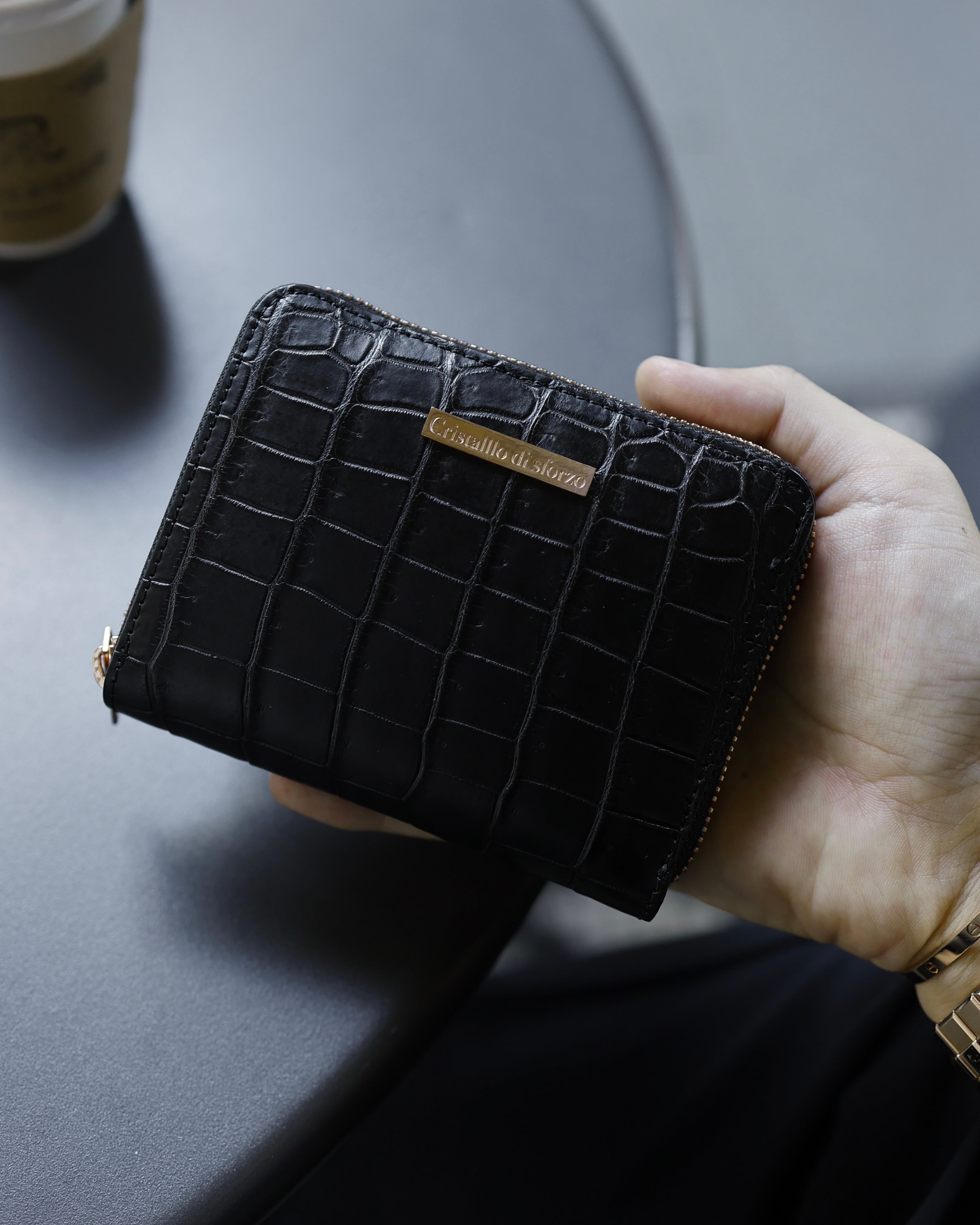 圧倒的高級感】Crocodile Porosus Middle Wallet【最高級 圧倒的高級感】Crocodile Porosus Middle Wallet【最高級