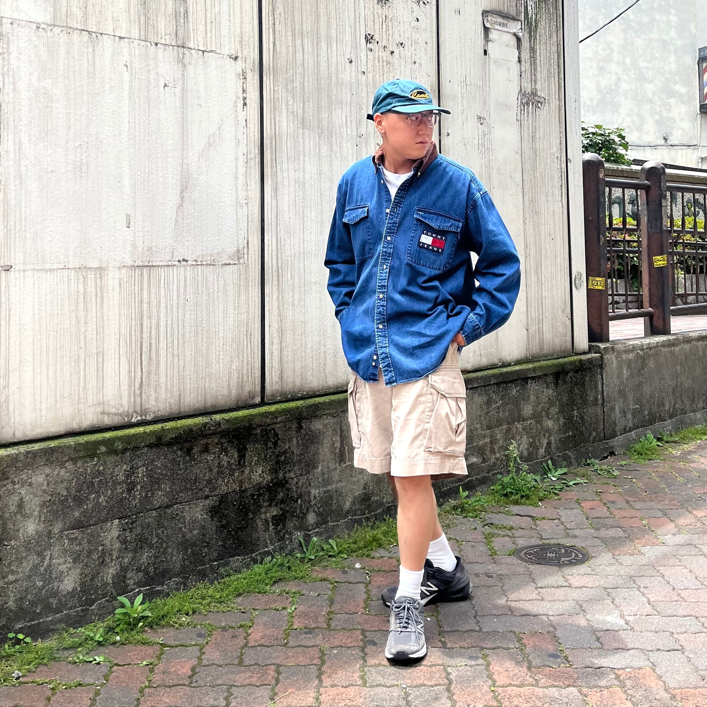 90年代 size:L【 TOMMY JEANS 】トミージーンズ トミーヒルフィガー ...