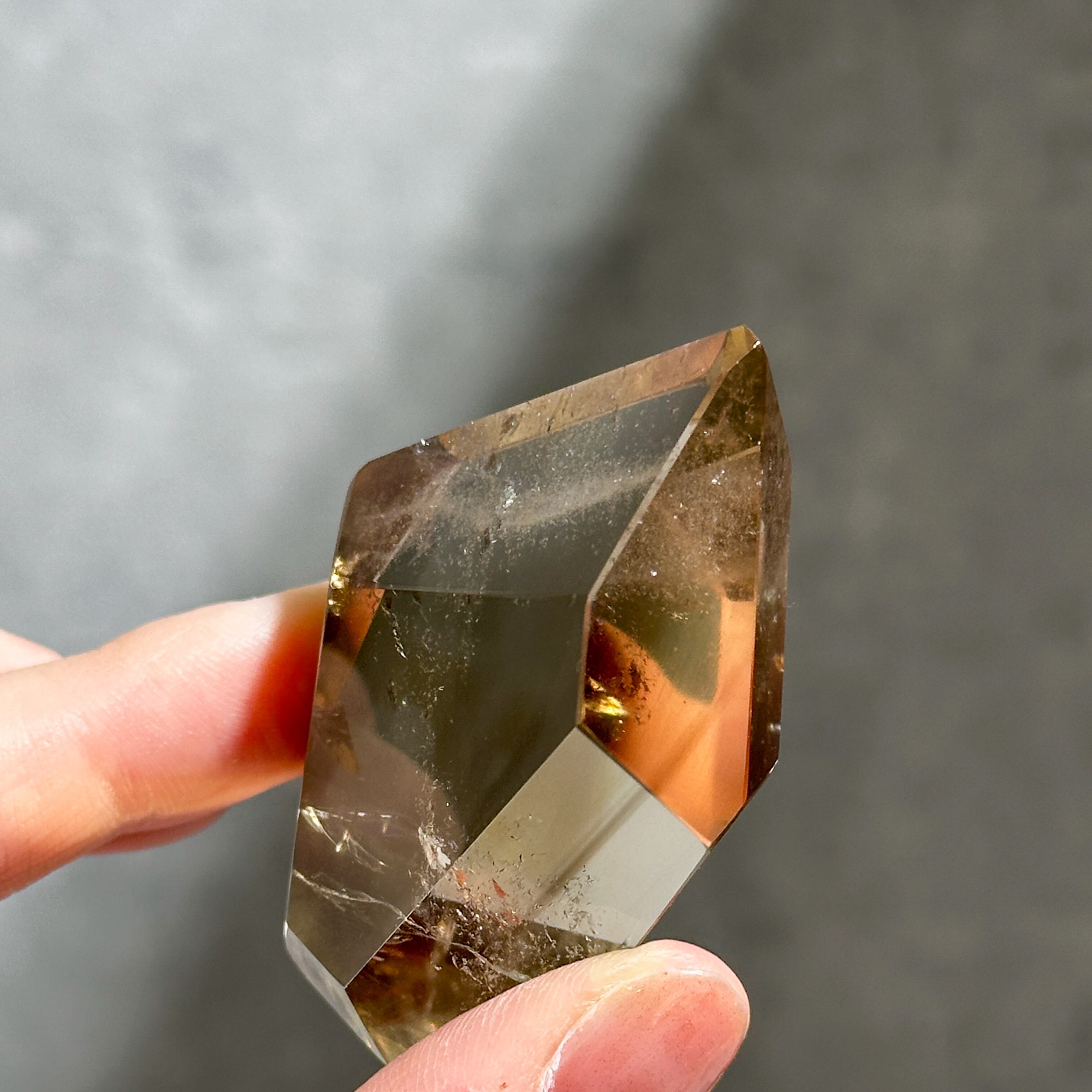 ファントム・透明感◎シトリン（黄水晶） フリーフォーム91◇ Citrine